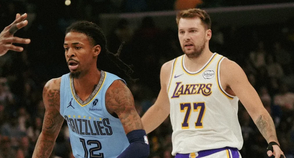 Grizz Fall for Lakers Tricks