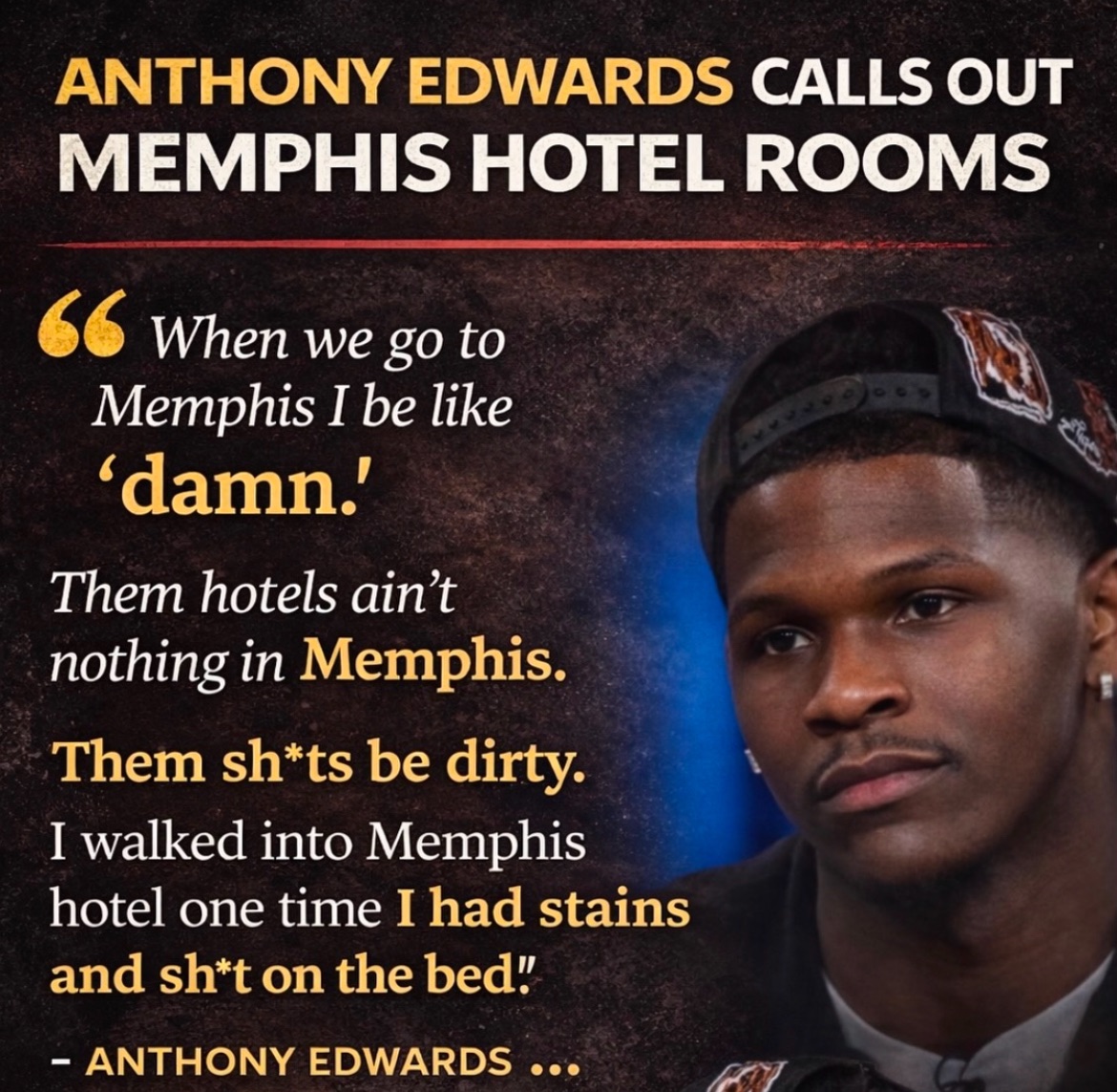 Are Memphis hotels really that bad? Anthony Edwards comment, plus the best places to stay